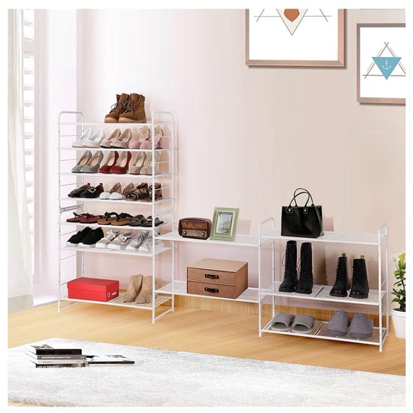Simple Trending 4-Tier Stackable Shoe Rack - Picture 3 of 7